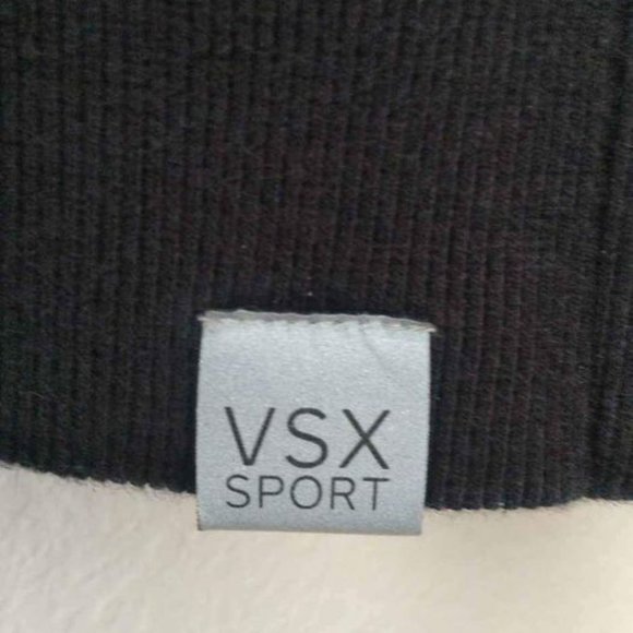 Victoria Secret Sport Black Size Small Sweatshirt With Mesh And Cut Out Back - Picture 6 of 8